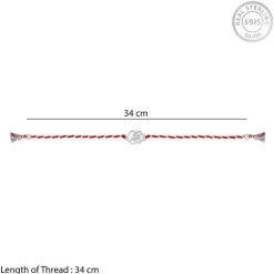 Silver Almighty Ganesha Rakhi