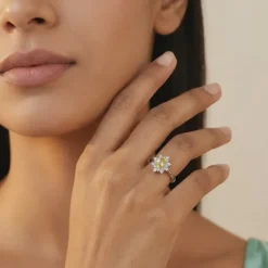 Silver Amaterasu Ring