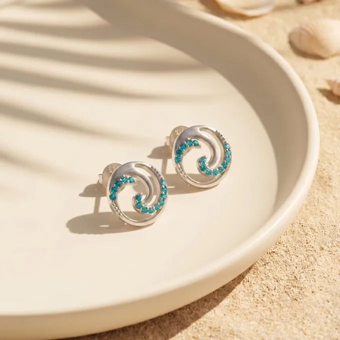 Silver Amphitrite Earrings