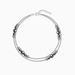 Silver Angelina Pearl Bracelet