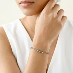 Silver Angelina Pearl Bracelet