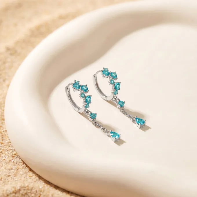 Silver Antiope Earrings