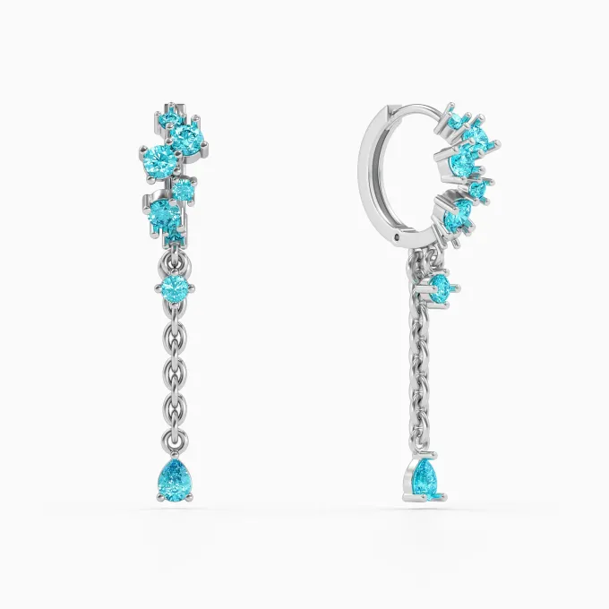 Silver Antiope Earrings