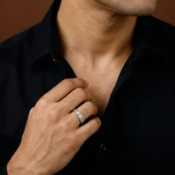 Silver Architect Band For Him