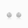 Silver Art Nouveau Earrings