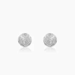 Silver Art Nouveau Earrings