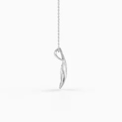 Silver Artemisia Pendant with Link Chain
