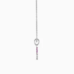 Silver Athena Spark Pendant with Link Chain