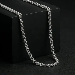Silver Atlas Chain for Him