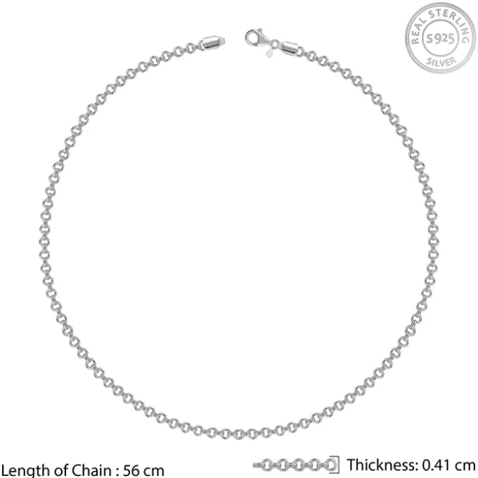Silver Atlas Chain for Him