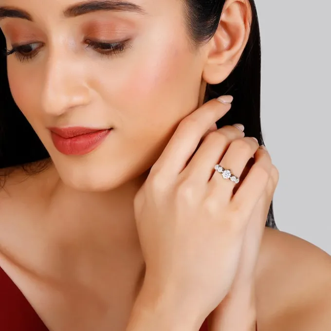 Silver Attracted To You Ring
