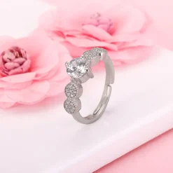 Silver Attracted To You Ring