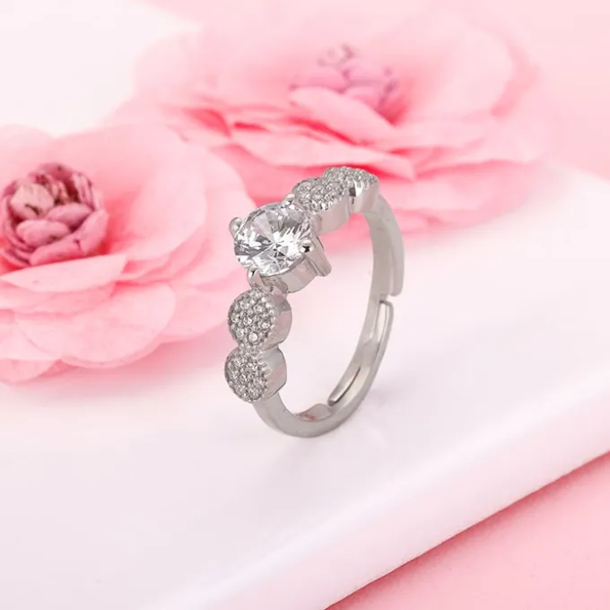 Silver Attracted To You Ring