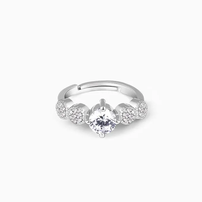 Silver Attracted To You Ring
