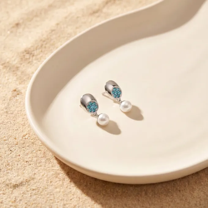 Silver Auralea Earrings