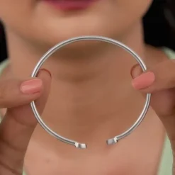 Silver Aurora Cuff Bracelet