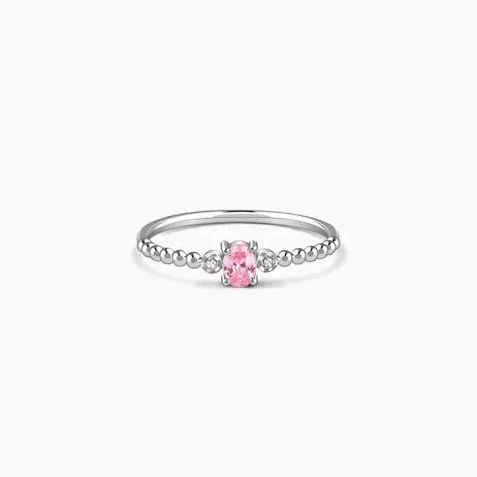 Silver Aurora Marquis Ring