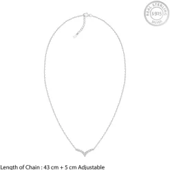 Silver Avya Necklace