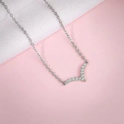 Silver Avya Necklace