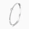Silver Aww So Cute Bangle Bracelet