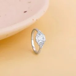 Silver Baguette Perfection Ring