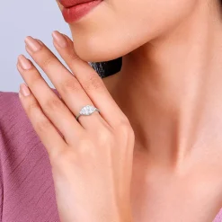 Silver Baguette Perfection Ring