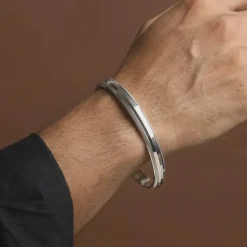 Silver Baldev Kada For Him (Size 2.6)