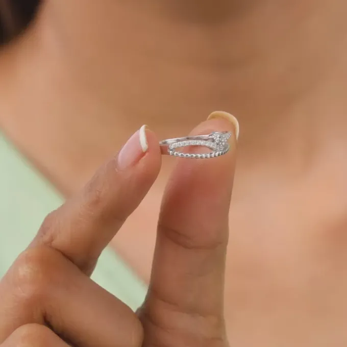 Silver Be My Queen Ring