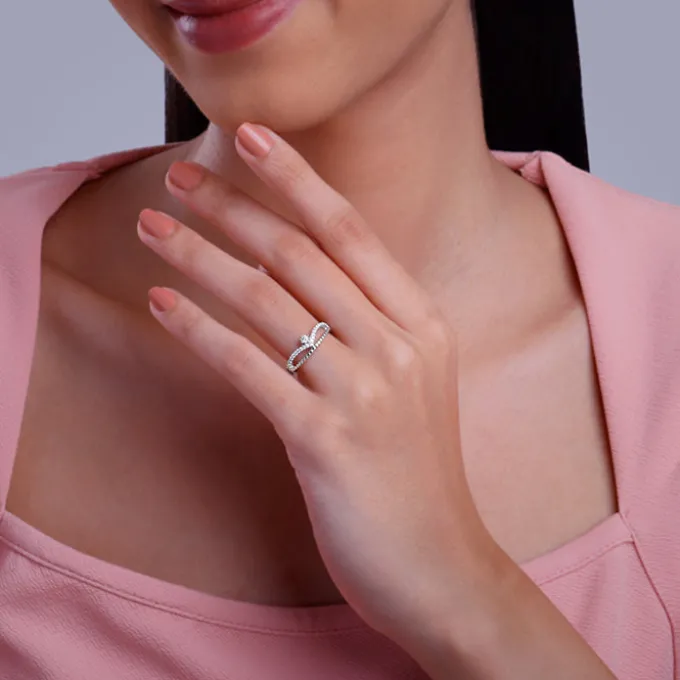 Silver Be My Queen Ring