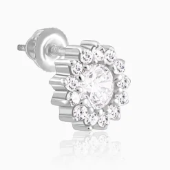 Silver Be The Bloom Earrings