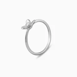 Silver Beautiful Orchid Ring