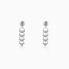 Silver Bejeweled Earrings
