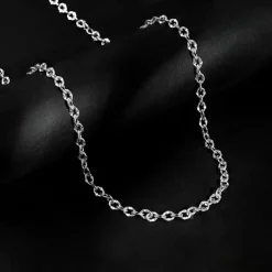 Silver Belcher Chain For Him