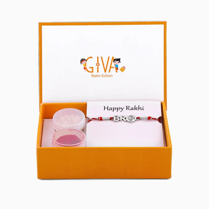 Silver Best Bro Rakhi