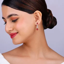 Silver Better Half Earrings