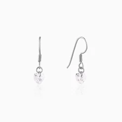 Silver Beyond Heart Earrings