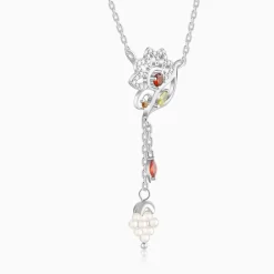 Silver Bhavani Necklace