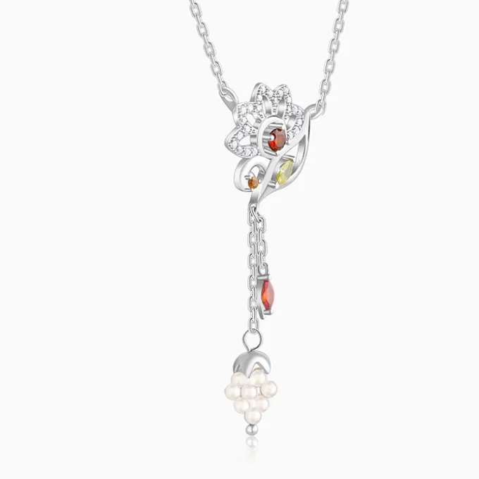 Silver Bhavani Necklace