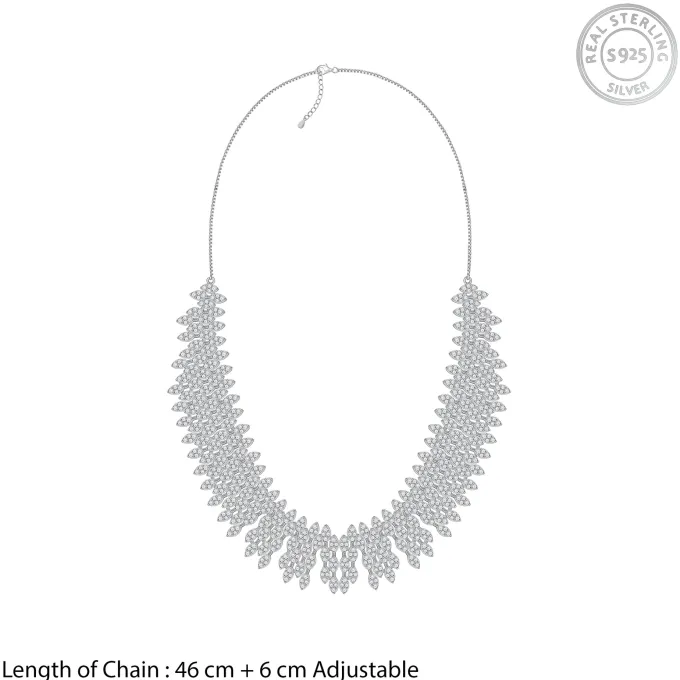 Silver Bikaner Crest Necklace