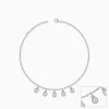 Silver Blanche Anklet