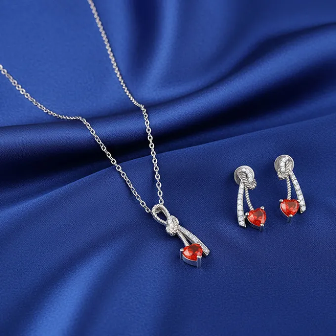 Silver Bleeding Love Set