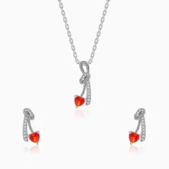 Silver Bleeding Love Set