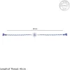 Silver Bloom Evil Eye Rakhi