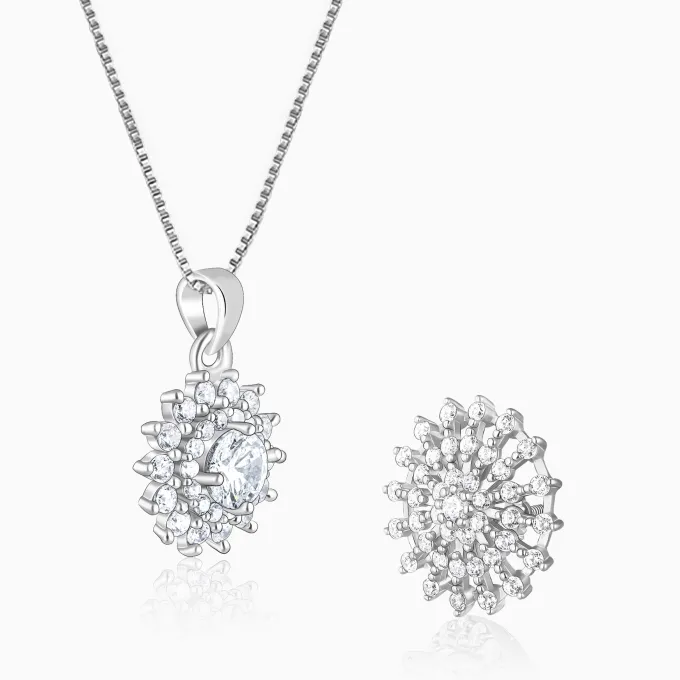 Silver Bloom Set