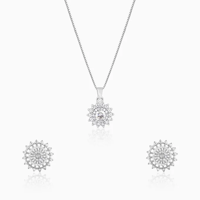 Silver Bloom Set