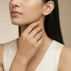 Silver Bow Belle Ring (Size 12)