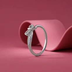 Silver Bow Belle Ring (Size 12)