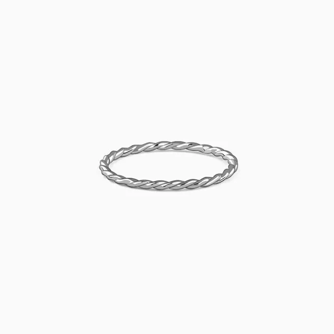 Silver Braid Ring (Size 12)