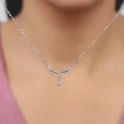 Silver Branchful Necklace