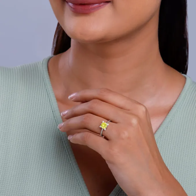Silver Brightest Sparkle Ring